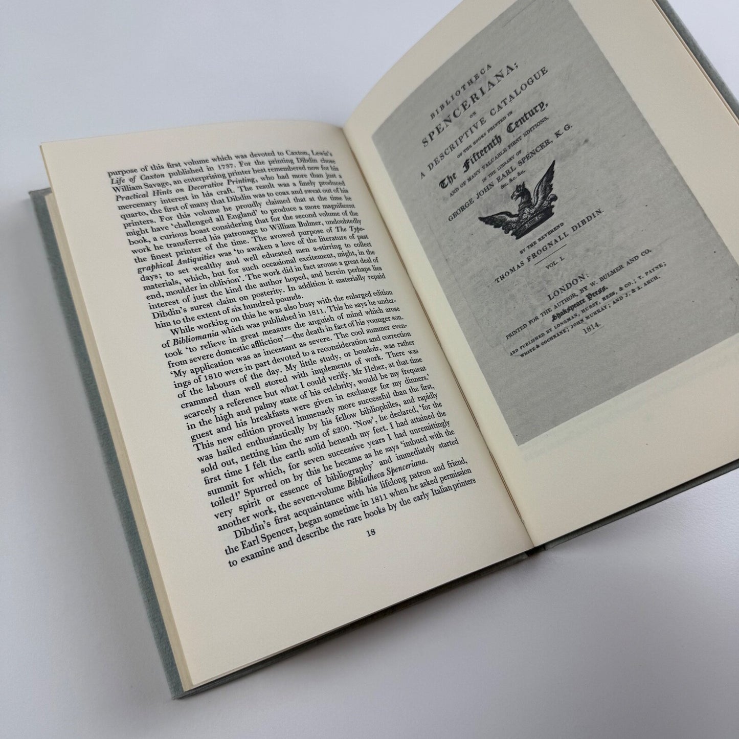 Thomas Frognall Dibdin. Bibliographer & Bibliomaniac Extraordinary 1776-1847 by E.J. O’Dywer | Pinner Private Libraries Association, 1967