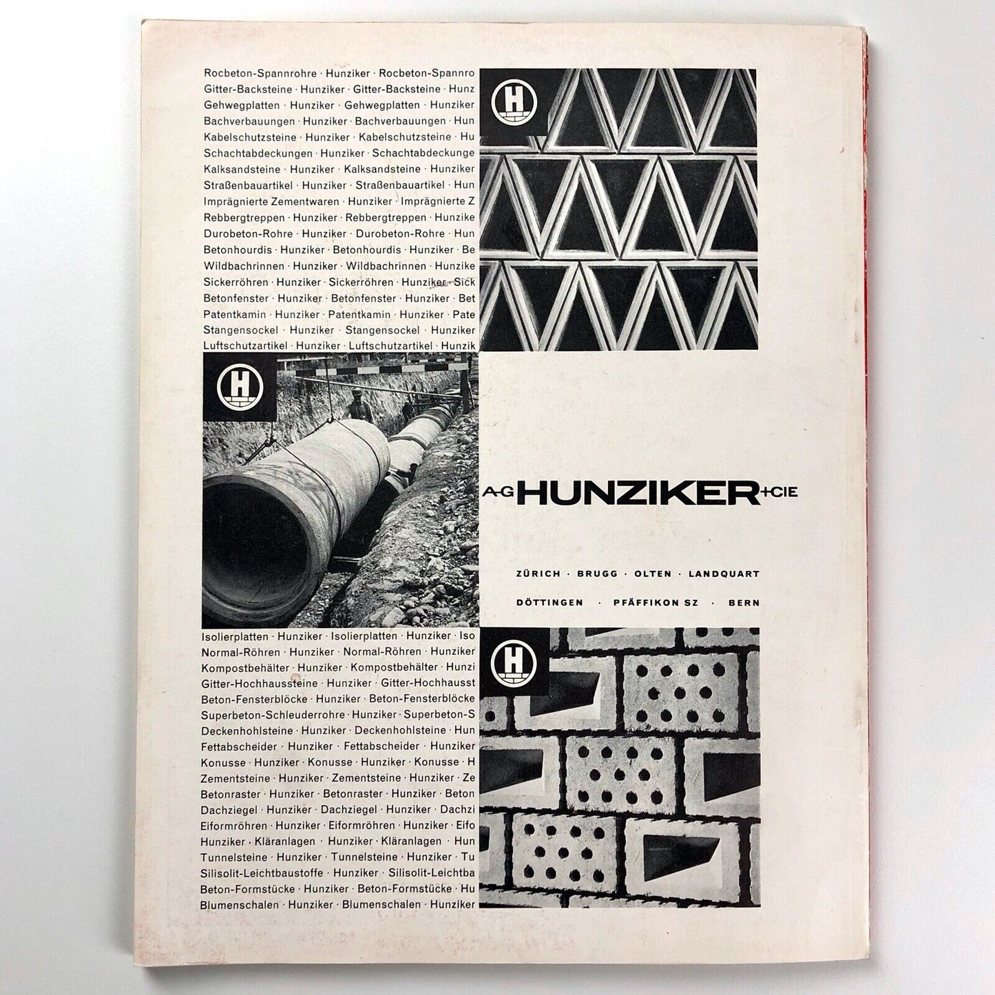 Werk 8. Schweizer Monatsschrift für Architektur, Kunst Künstlerisches Gewerbe 45, August 1958