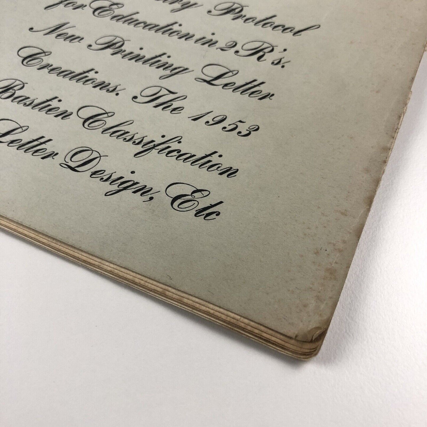 The Graphicist Journal of Alphabetics & International Graphicae No. 1 | A.J. Bastien at Colneside Press, 1957