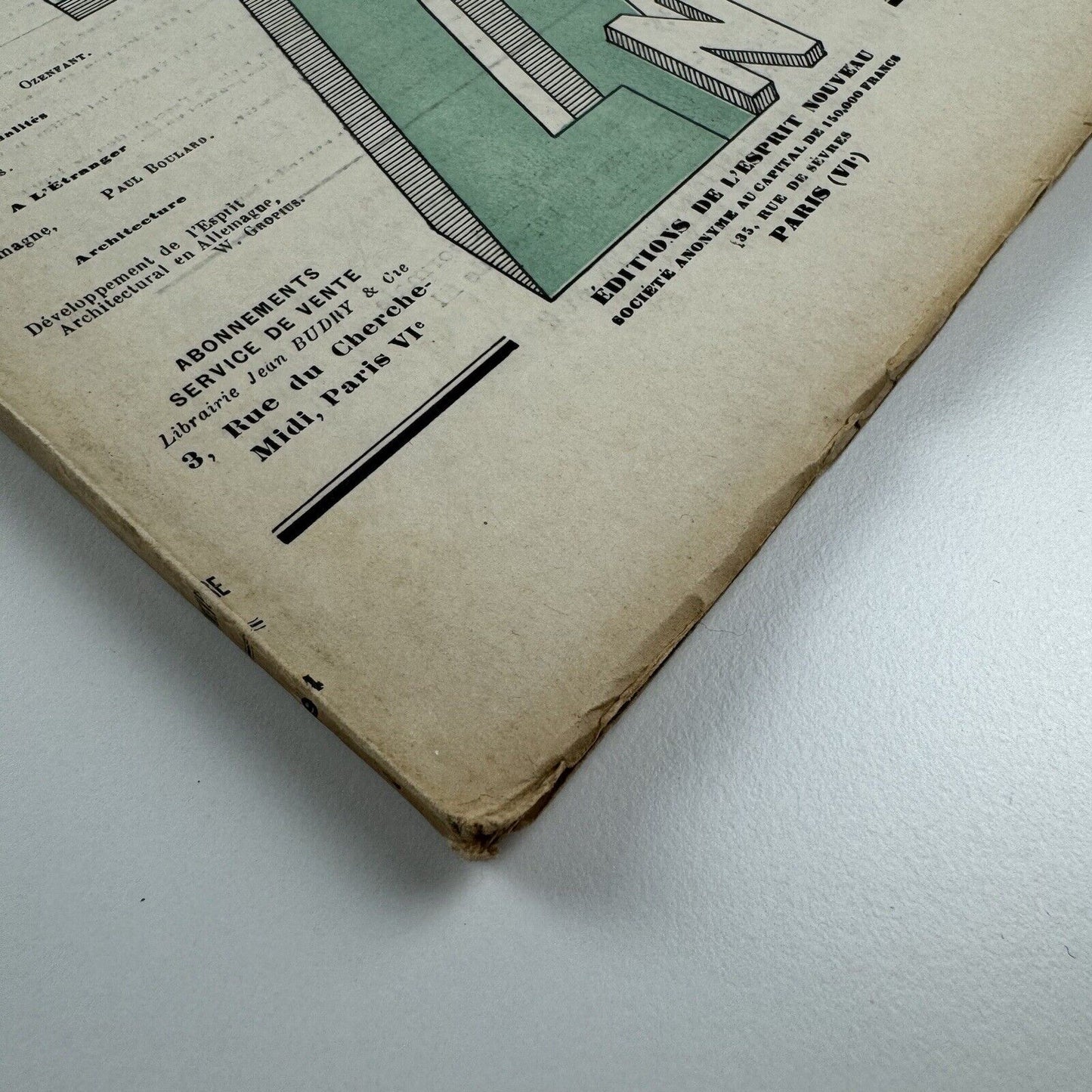 L'Esprit Nouveau journal | Issue No. 27 1924 | Amédée Ozenfant and Le Corbusier