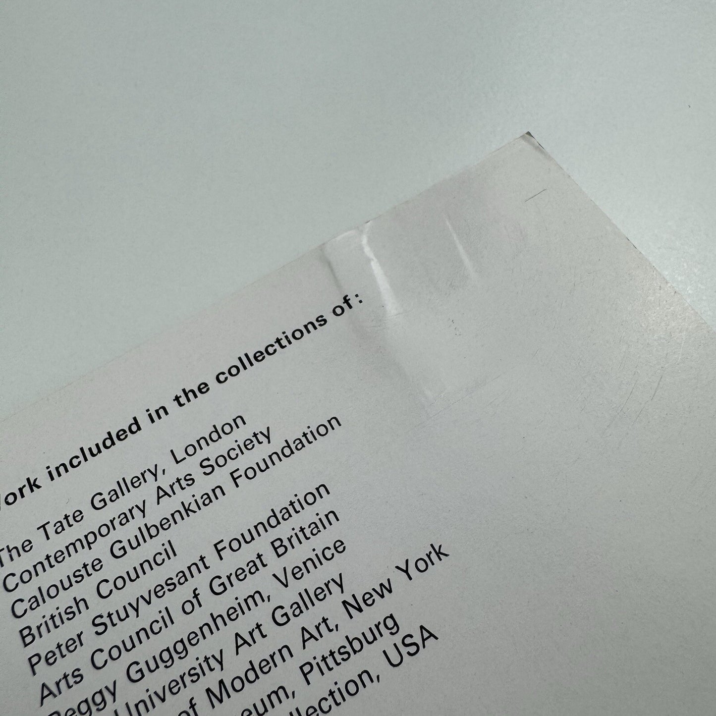 Private view invite card – Gwyther Irwin | New Art Centre London, believed to be 1973