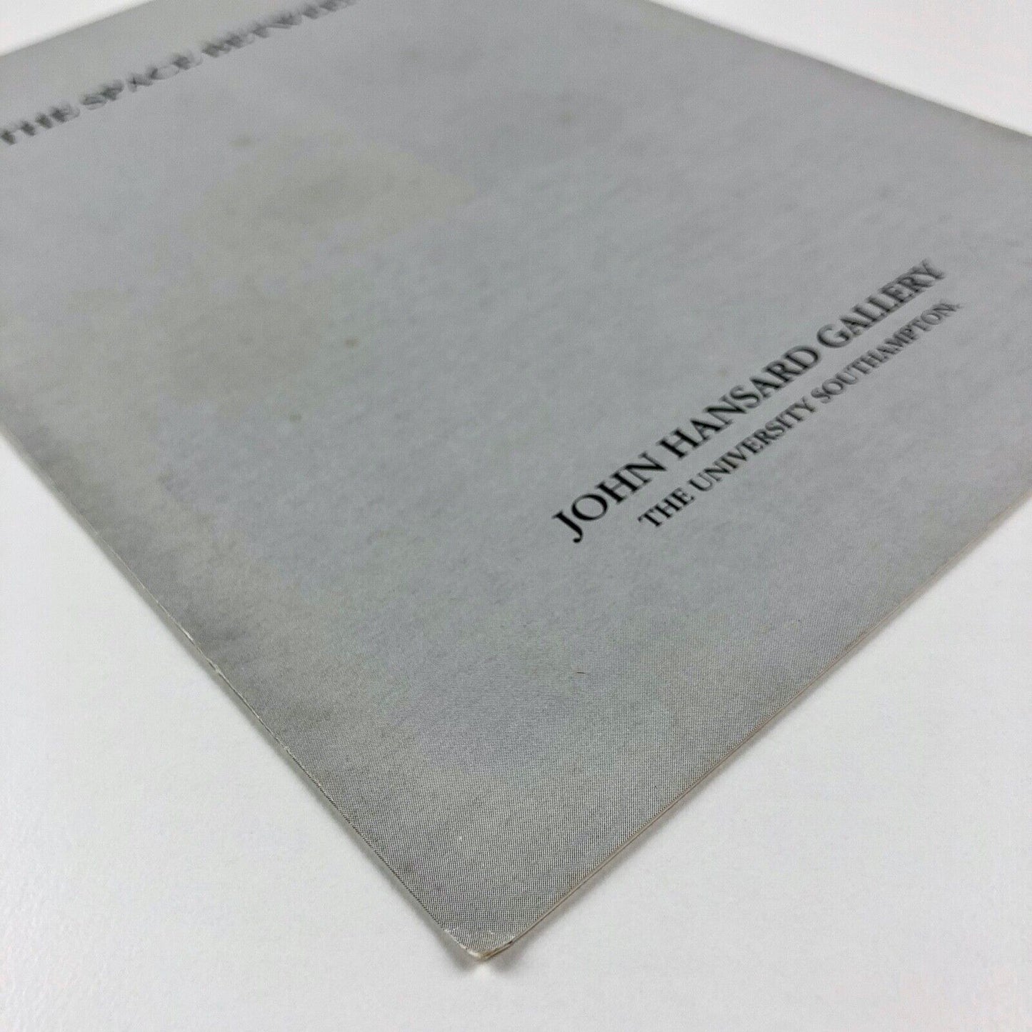 The Space Between – exhibition leaflet | John Hansard Gallery Southampton, 1986