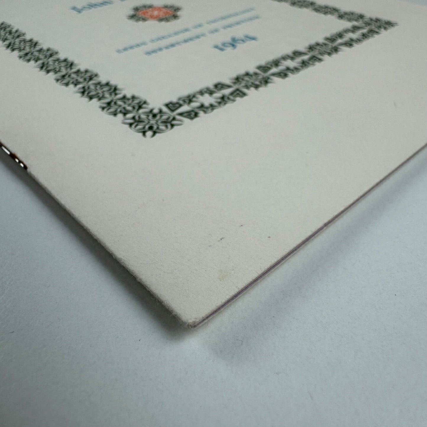 Leaflet for Monotype Decorative Units Designed by John Peters. Leeds College of Technology Department of Printing, 1964