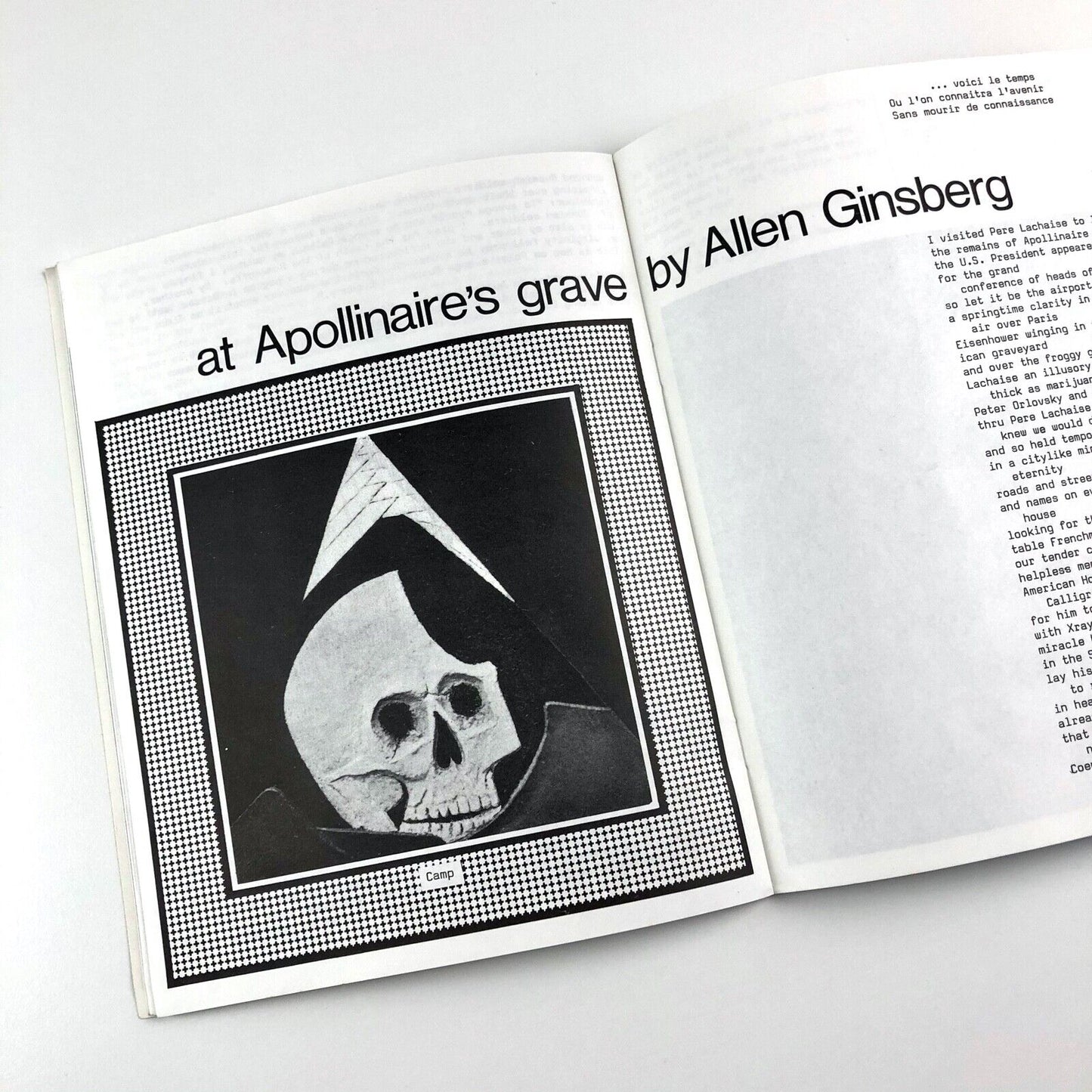 The Magazine of the Institute of Contemporary Arts | Guillaume Apollinaire, November 1968