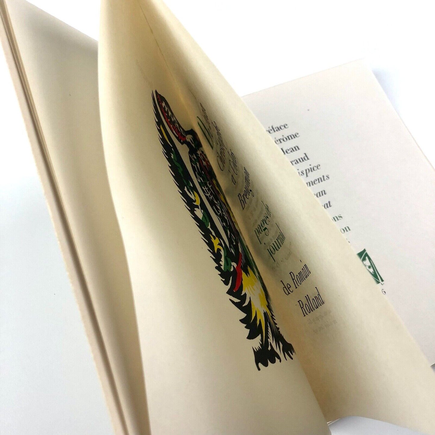 De Jean Christophe à Colas Breugnon – pages de journal de Romain Rolland | Editions de Salon Carre, 1946 | Numbered, limited edition