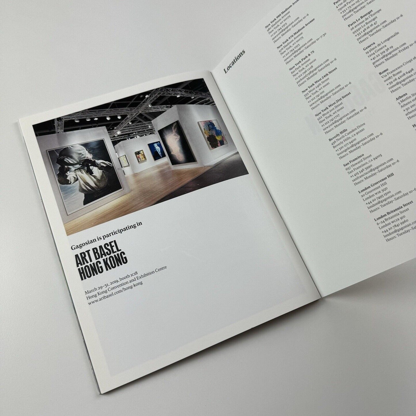 Gagosian March 2019 | Art magazine, Gagosian Gallery