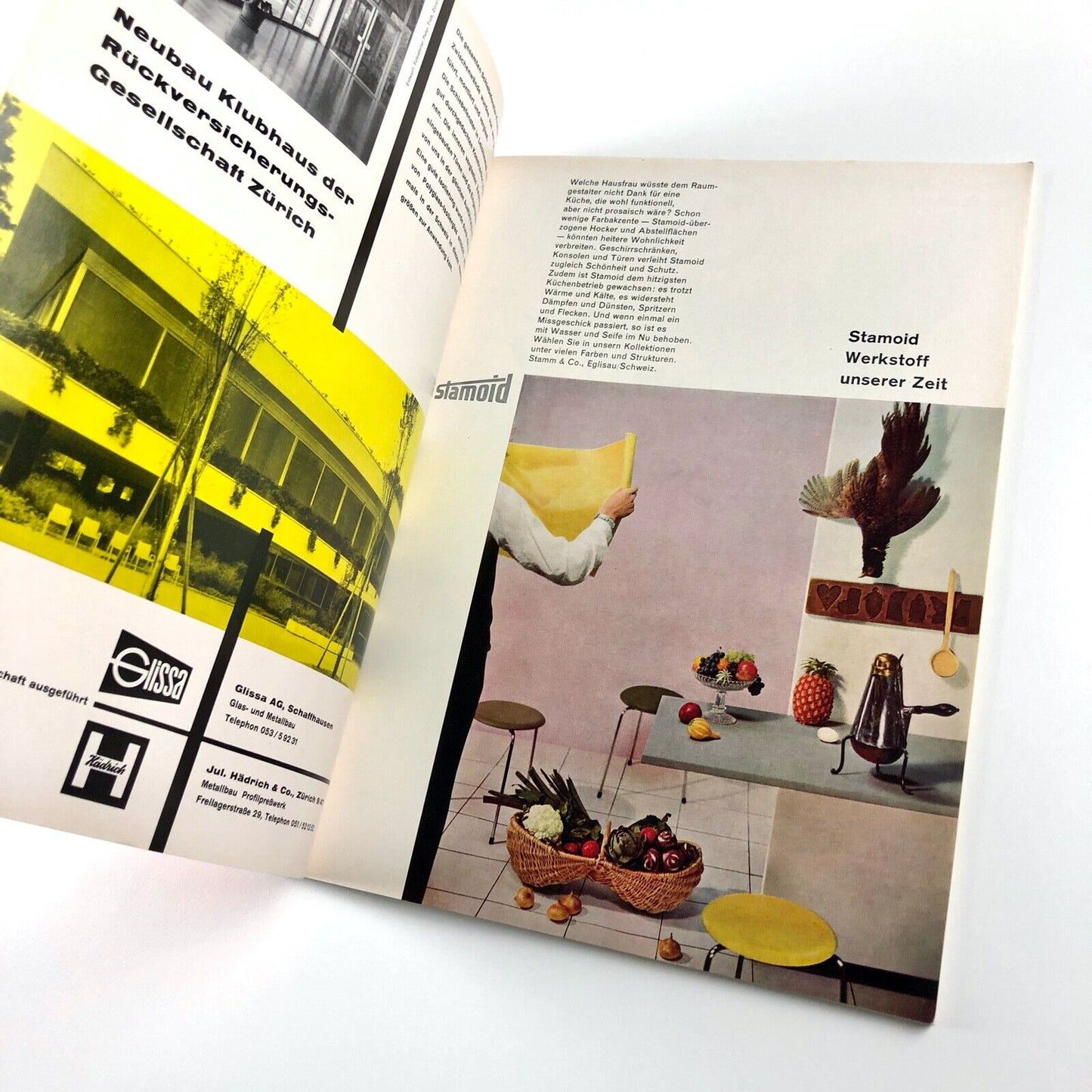 Werk 8. Schweizer Monatsschrift für Architektur, Kunst Künstlerisches Gewerbe 45, August 1958