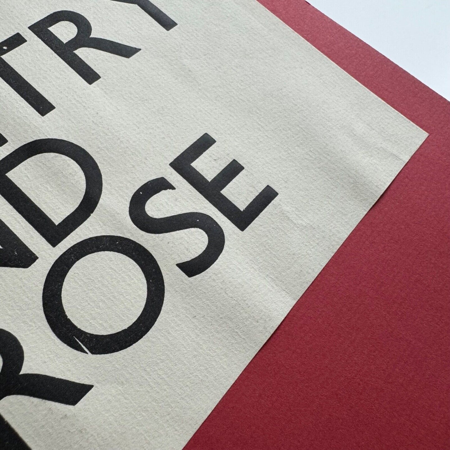 Some Vorticist Poetry and a piece of Prose. F.T. Marinetti, T.E. Hulme, Percy Wyndham Lewis, Ford Madox Hueffer, Henri Gaudier-Brzeska | Privately printed booklet, London, 1985. One of 85 copies