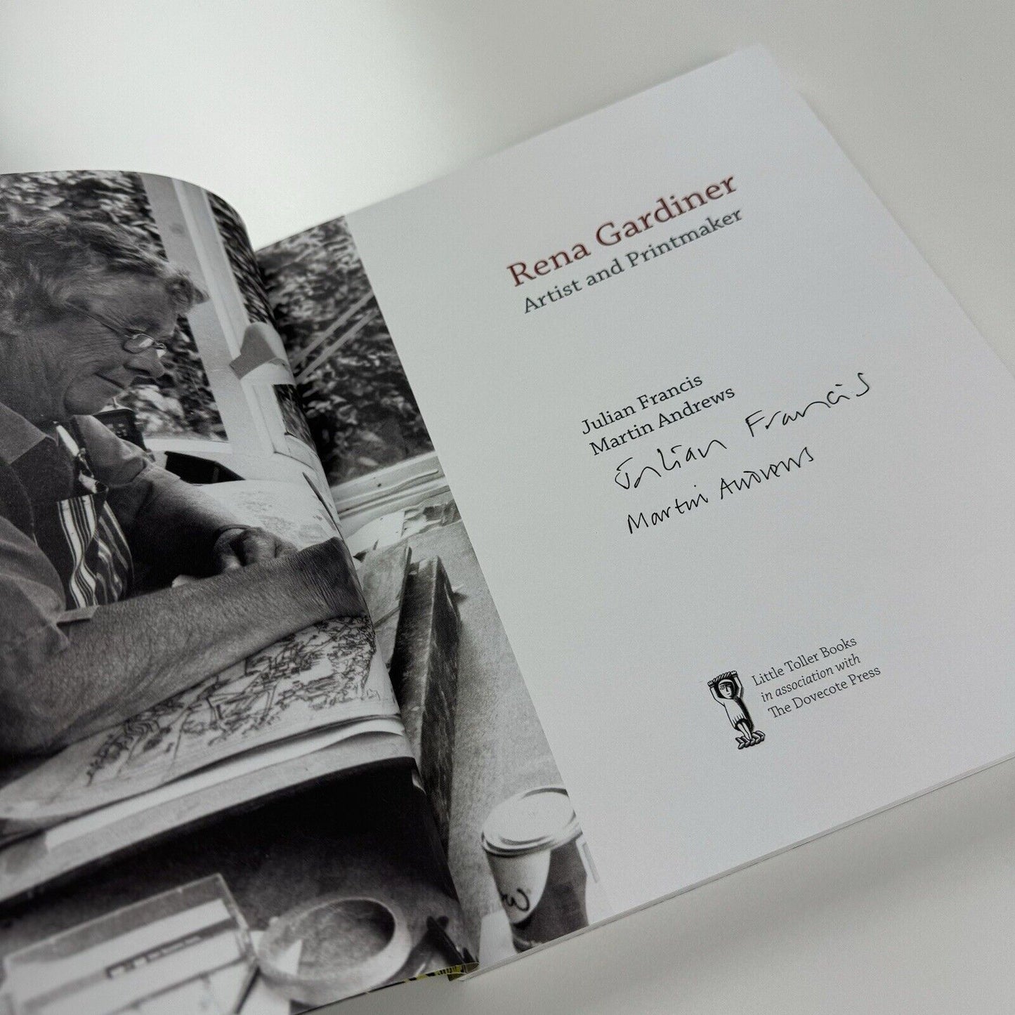 Rena Gardiner by Julian Francis & Martin Andrews | Little Toller books in association with Dovecote Press 2015 signed