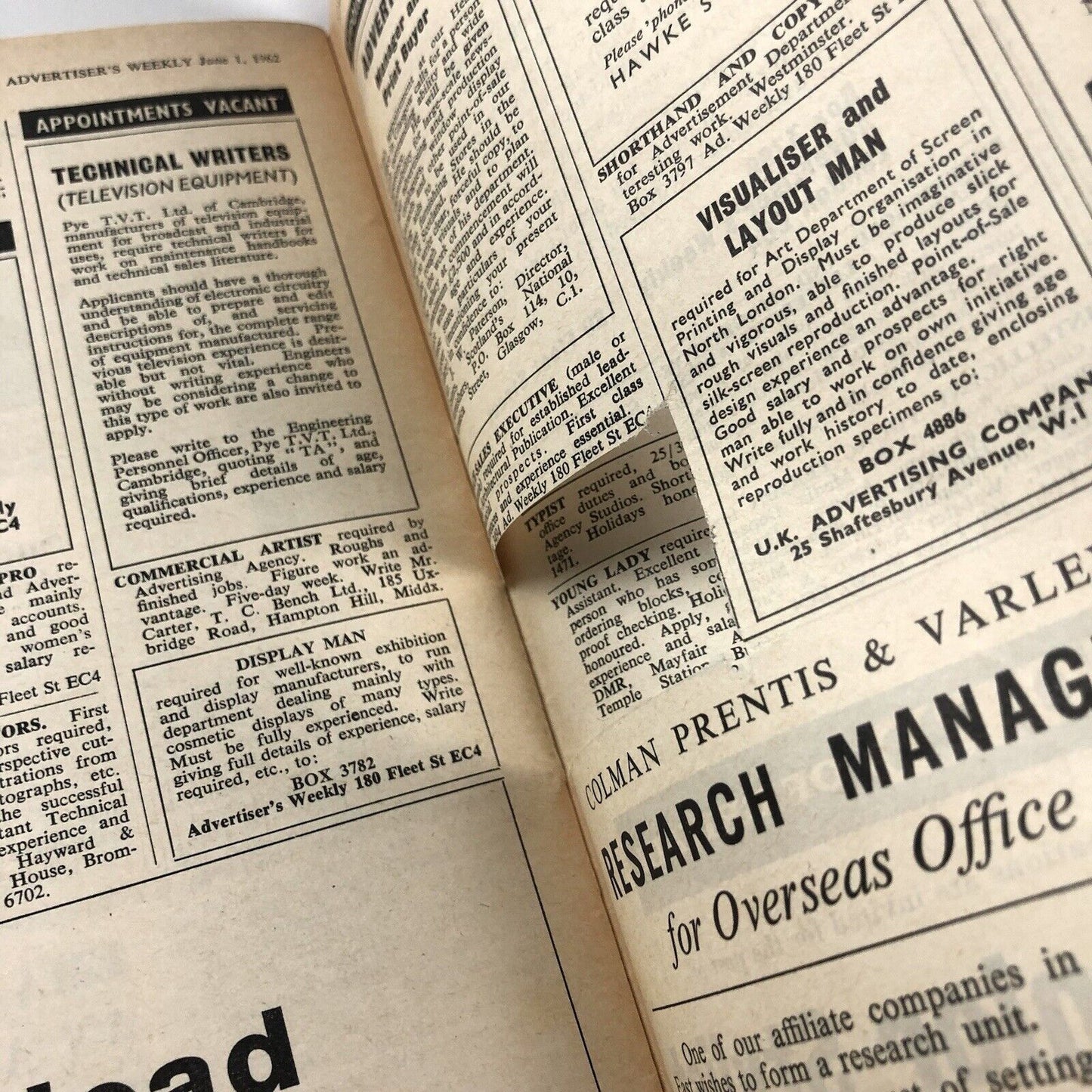 Advertiser’s Weekly | The Journal of Advertising & Marketing | 1 June 1962