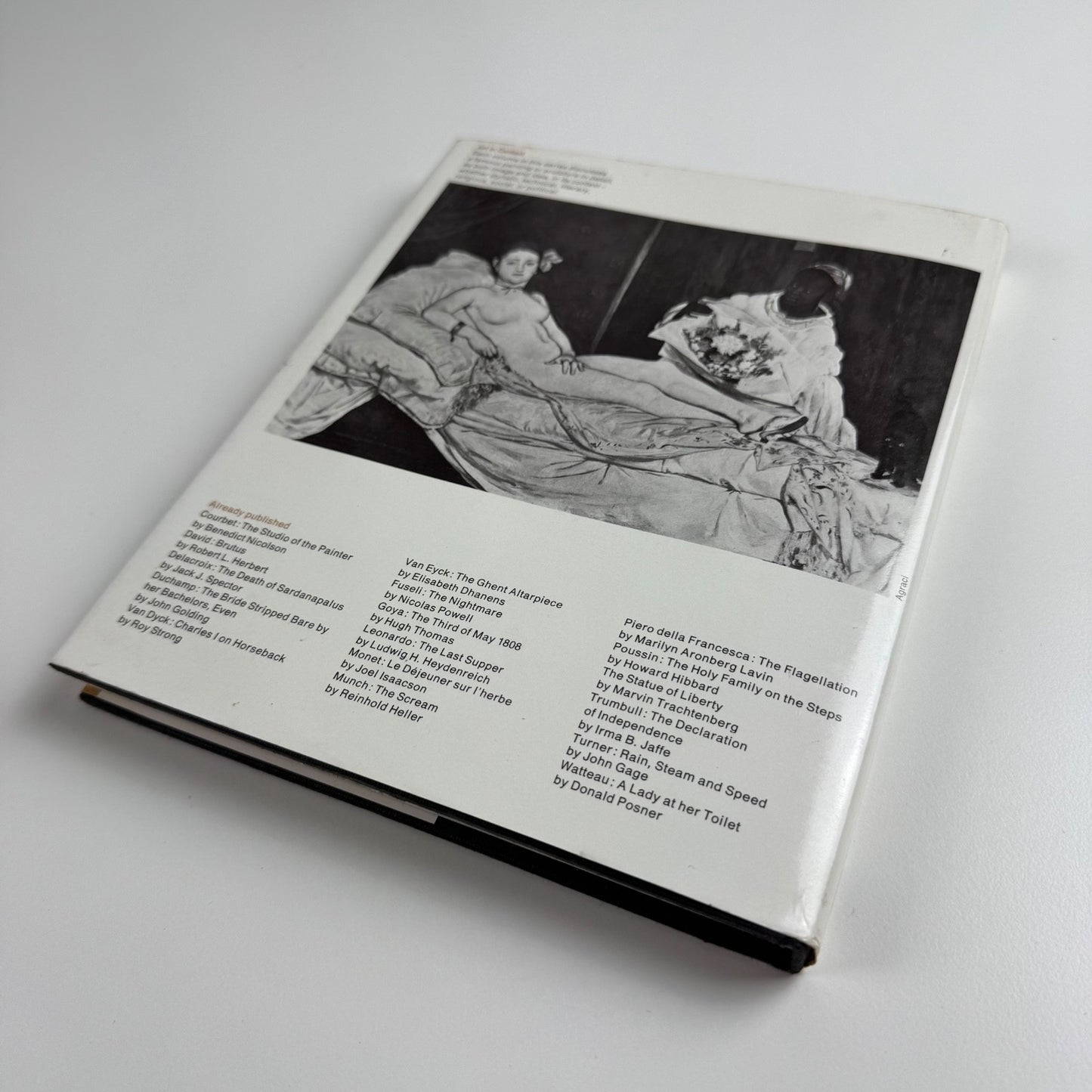 Manet Olympia by Theodore Reff | Art in Context. Allen Lane, 1976