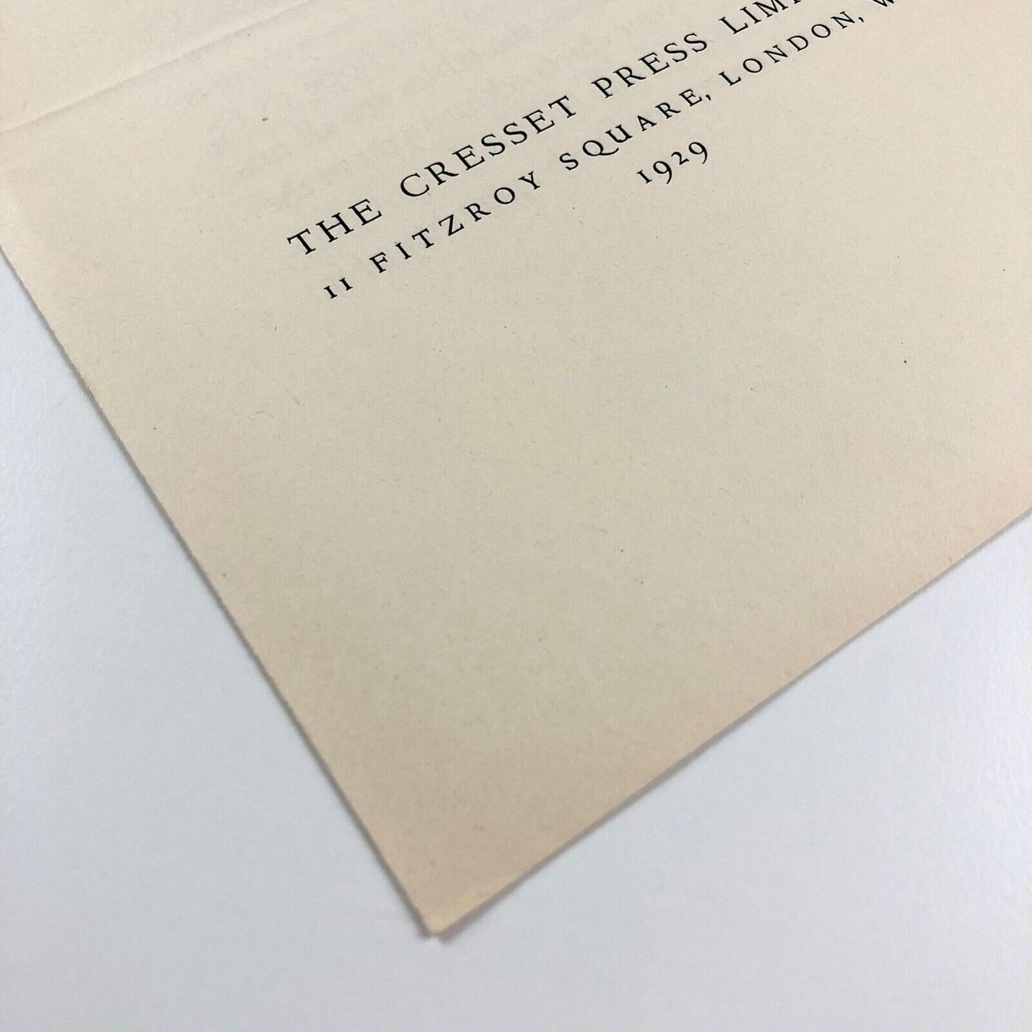 Prospectus for The Diary of a Madman by Nicolas Gogol with aquaitints by A. Alexeieff | The Cresset Press 1929