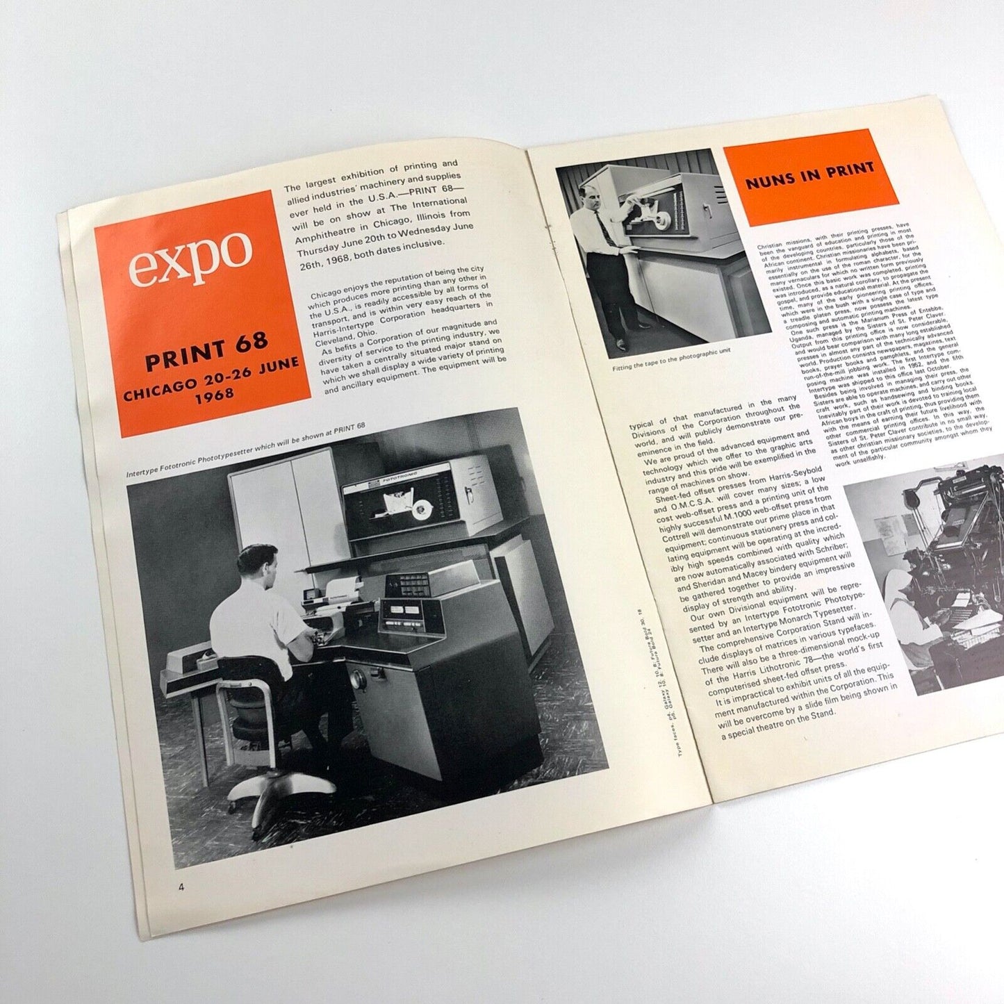 Interludes journal, Spring 1968 issue | Harris-Intertype Limited