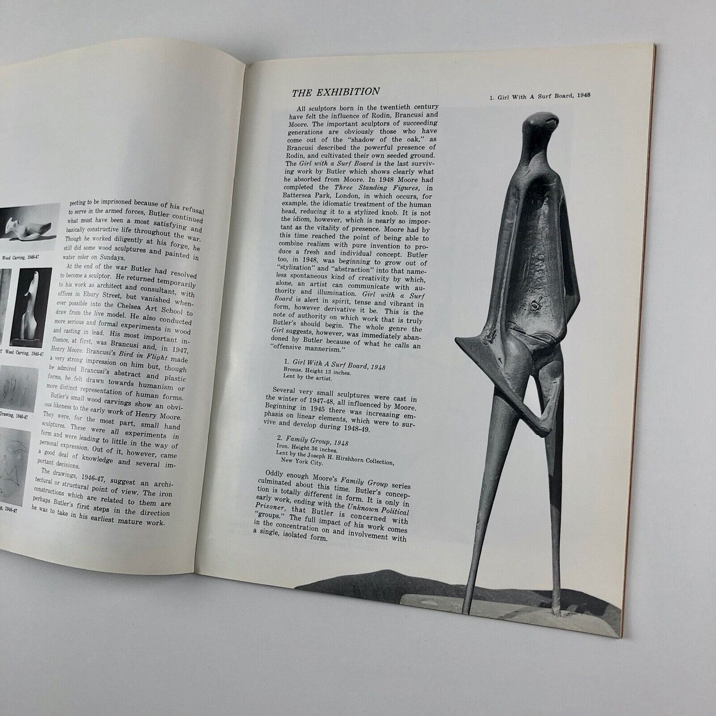 Reg Butler | J.B. Speed Art Museum exhibition booklet, 1963