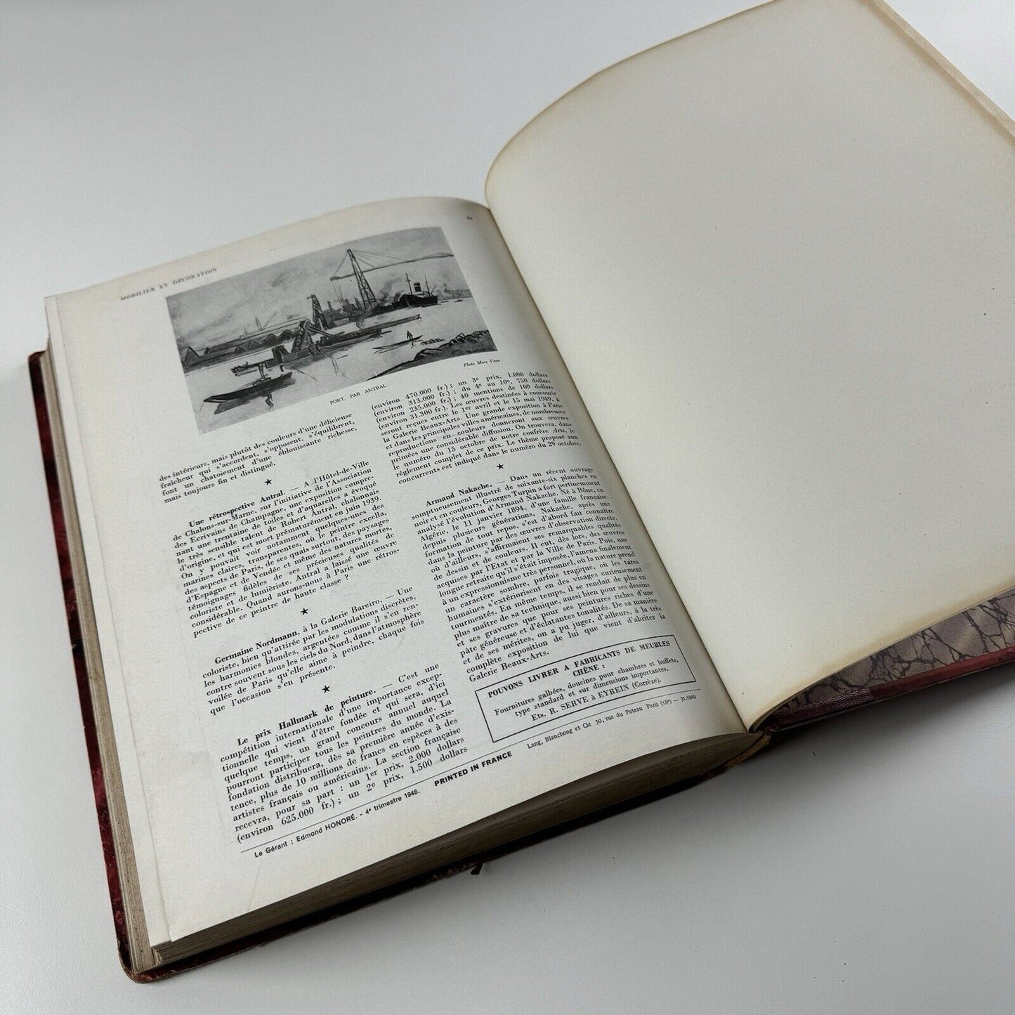 Mobilier et Dècoration journals | 1948 bound volume