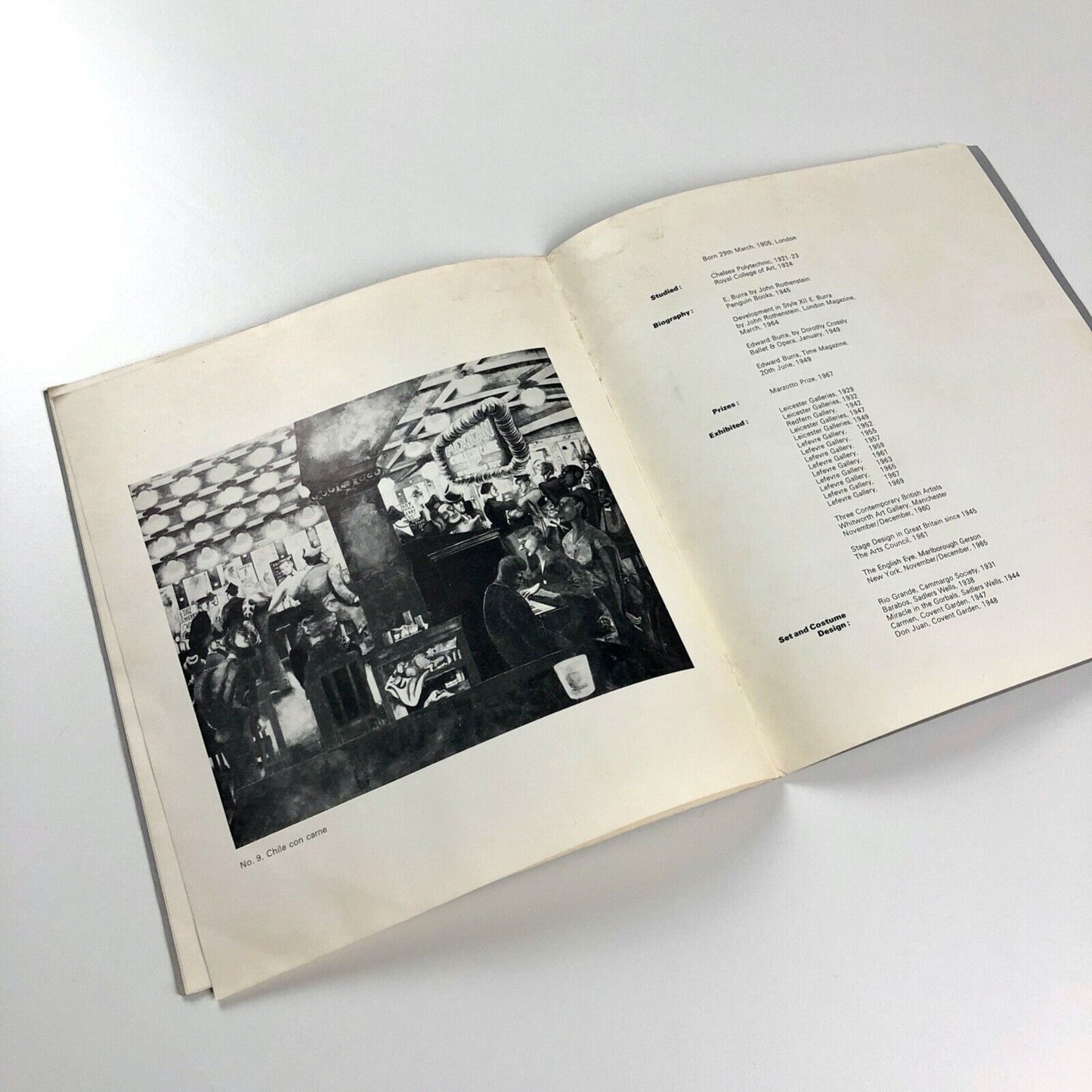 Edward Burra. Watercolours and Drawings | Hamet Gallery London, October 1970