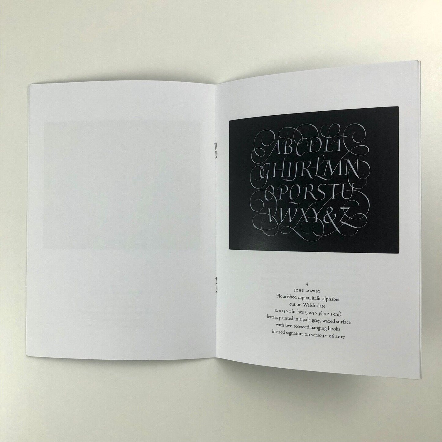 Eight Slate Alphabets commissioned 2016-2018 Michael Taylor | Kindersley, Mawby