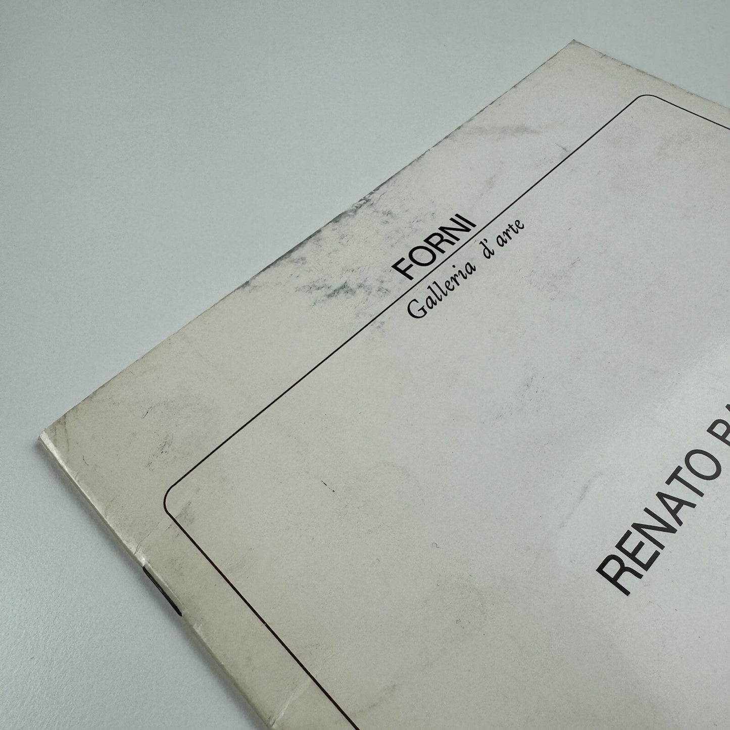 Renato Balsamo | Forni Galleria d’arte 9 April 1983 exhibition catalogue