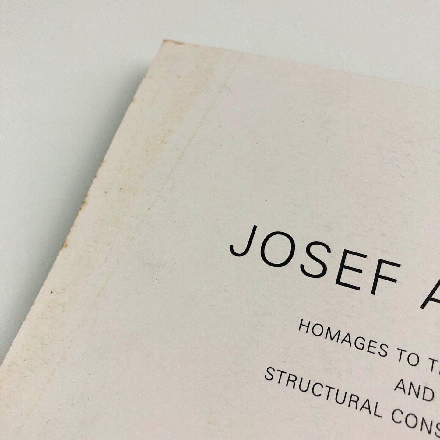 Josef Albers | Waddington Galleries 1996 promotional card