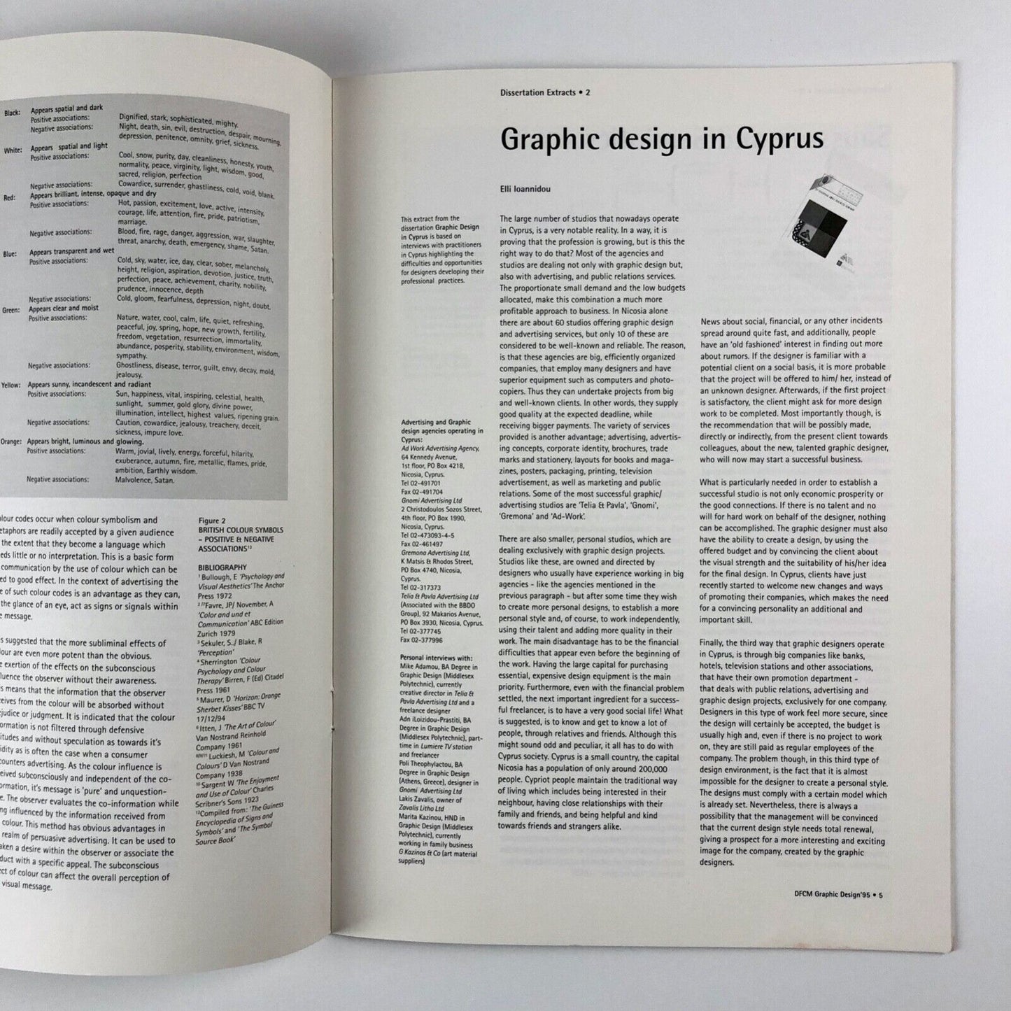 DCFM Graphic Design '95 | Manchester Metropolitan University review, 1995