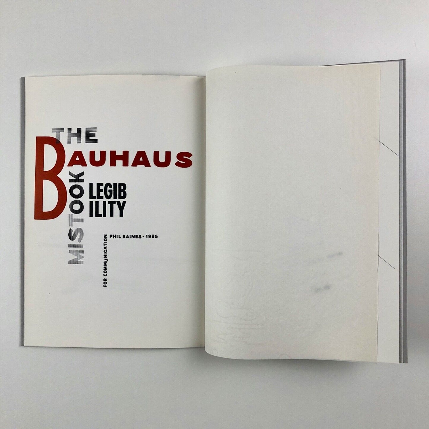 I Can’t Read This and I Designed This by M. Skjei 1994 - chapbook and envelope