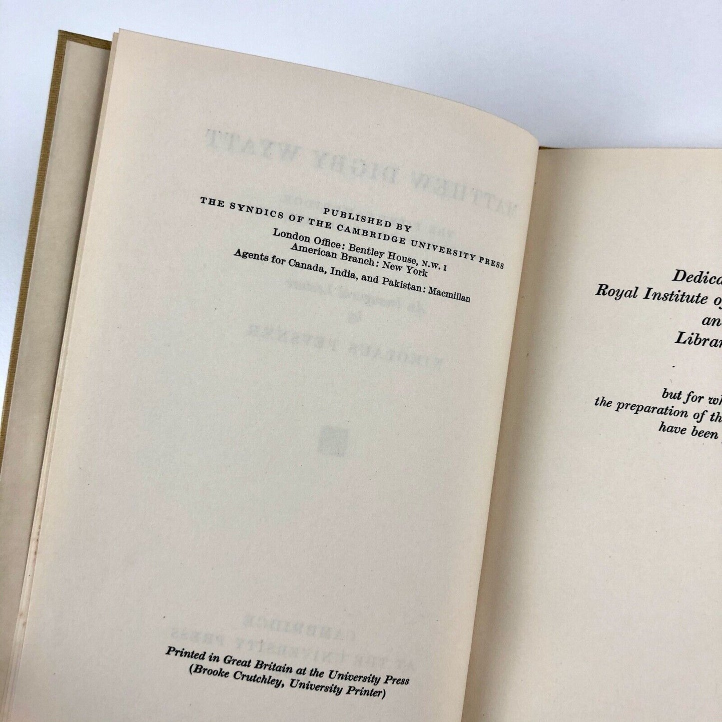 Matthew Digby Wyatt: An Inaugural Lecture by Nikolaus Pevsner | Cambridge University Press, 1950