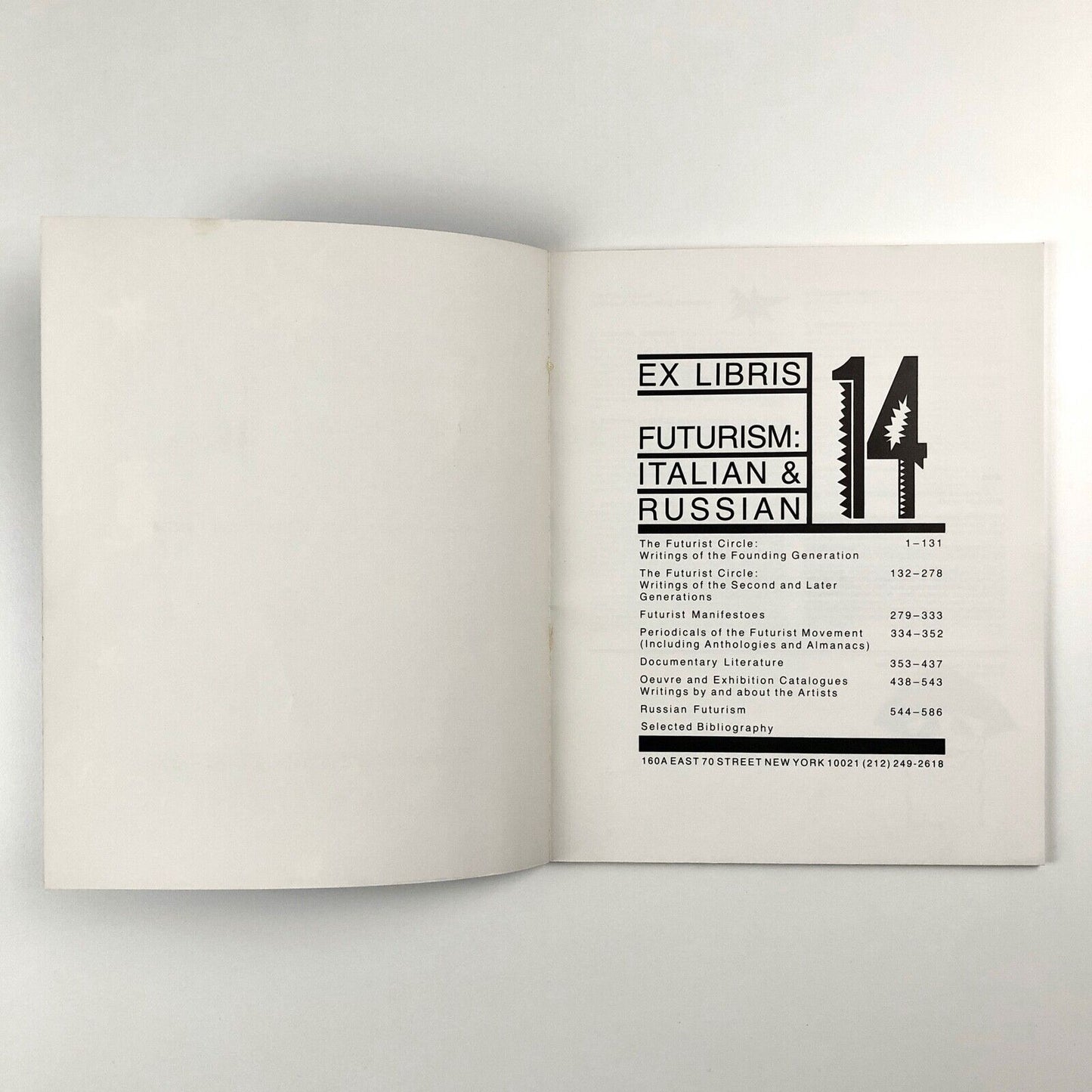 Ex-libris Futurism: Italian & Russian, 14 Ex-Libris, New York, 1985 | Sale catalogue
