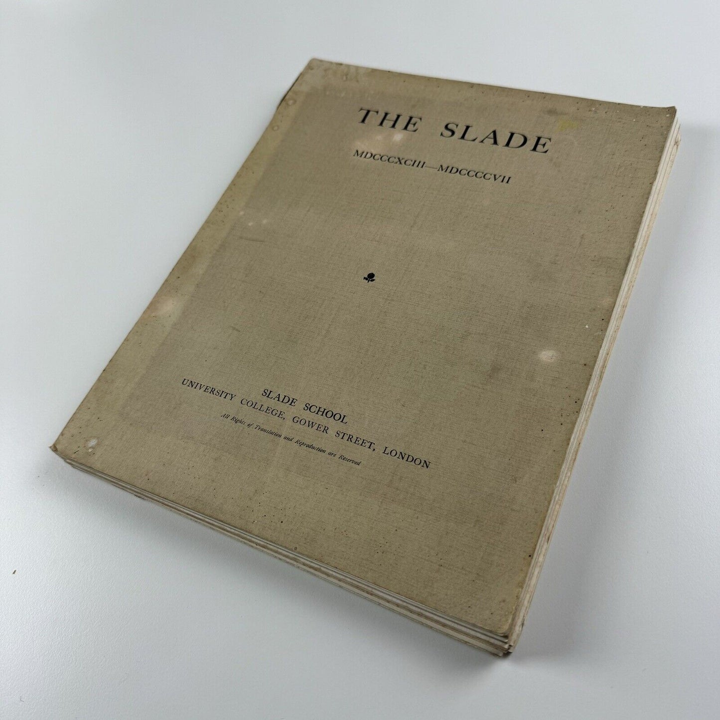 The Slade. A Collection of Drawings and some Pictures Done by Past and Present Students of the London Slade School of Art – MDCCCXCIII to MDCCCCVII | 1907, limited edition