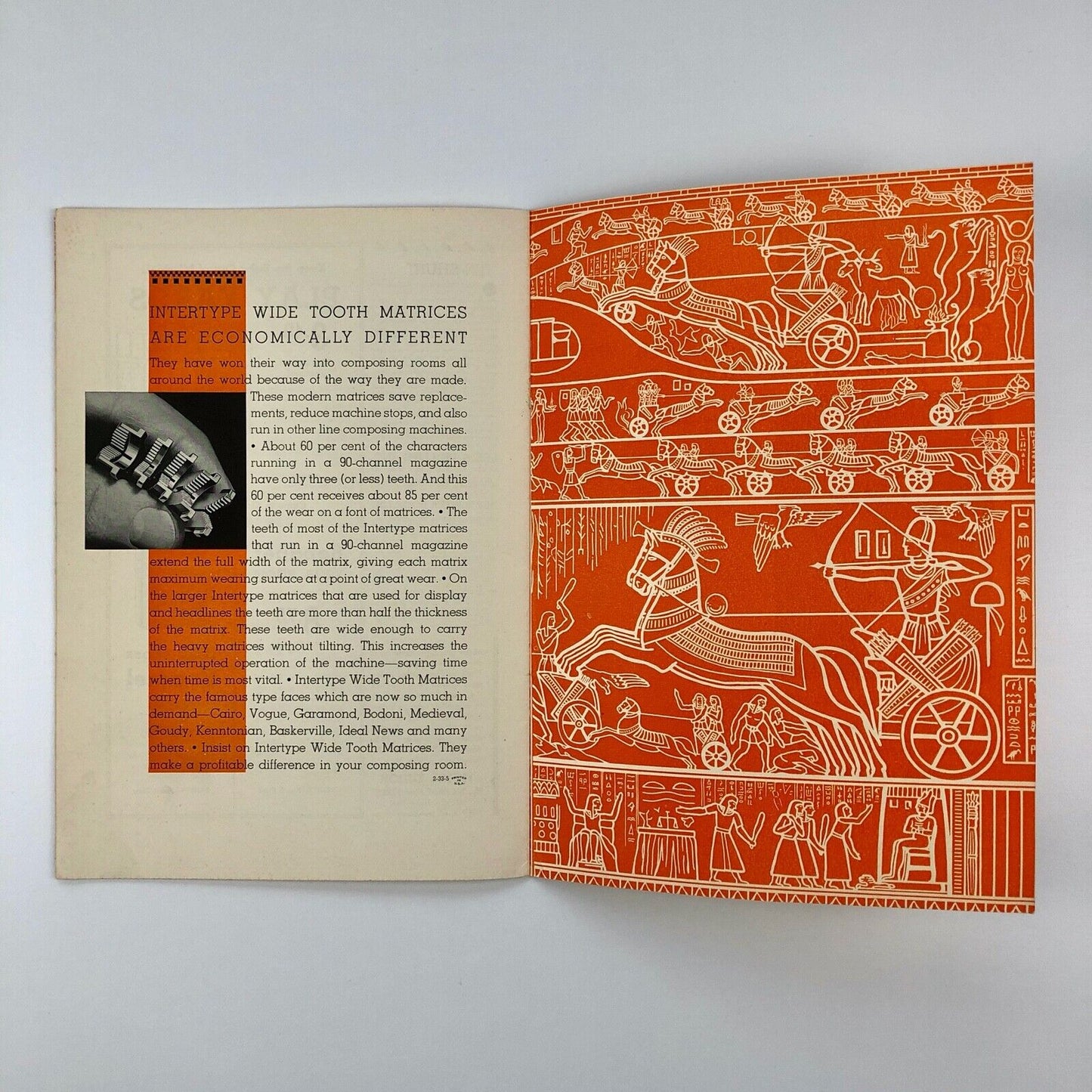 Cairo type specimen | Intertype Corporation Brooklyn New York 1933?