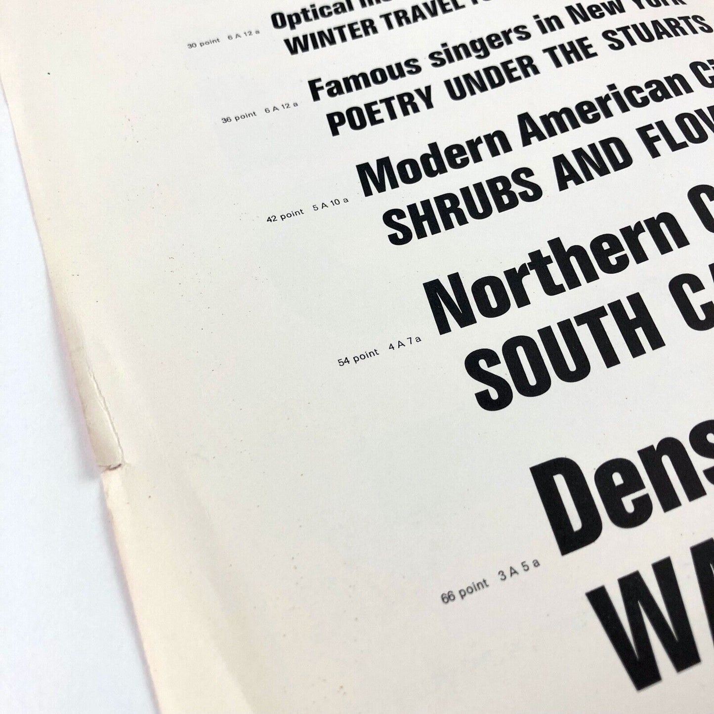 Folio Bold Extra Condensed / Italic | Bauer Alphabets Inc, type specimen leaflet