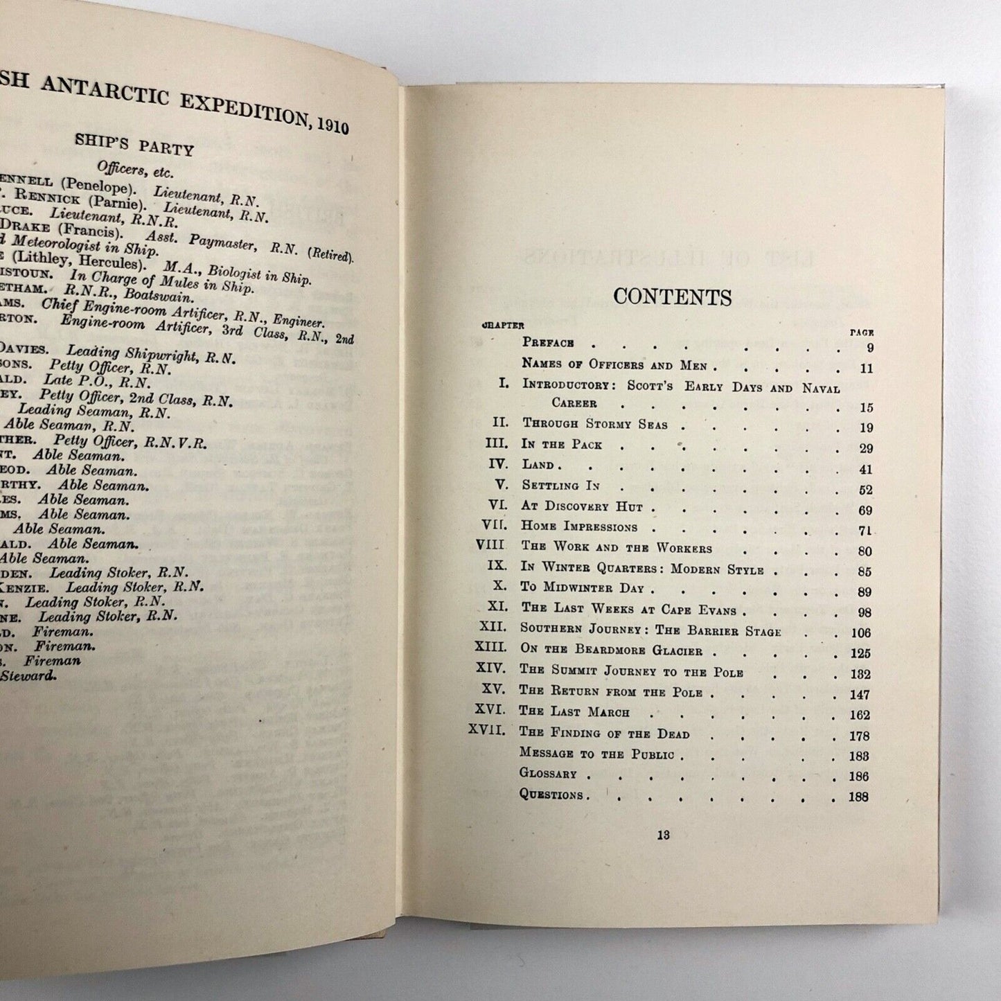 Scott’s Last Expedition. Extracts from the Personal Journal of Capt. R.F. Scott | John Murray, 1952