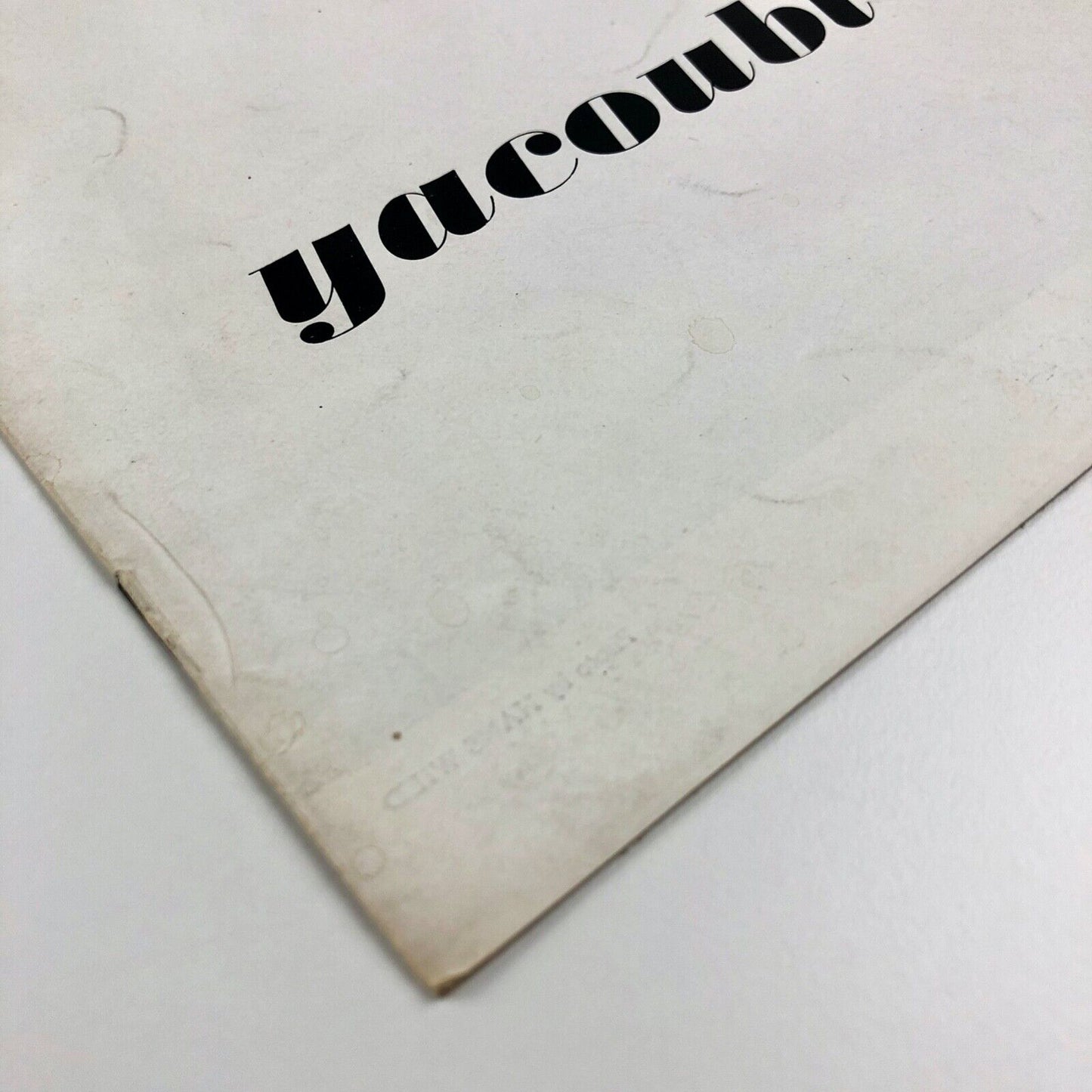 Ahmed Yacoubi. The Hanover Gallery London, 1957 | Exhibition booklet
