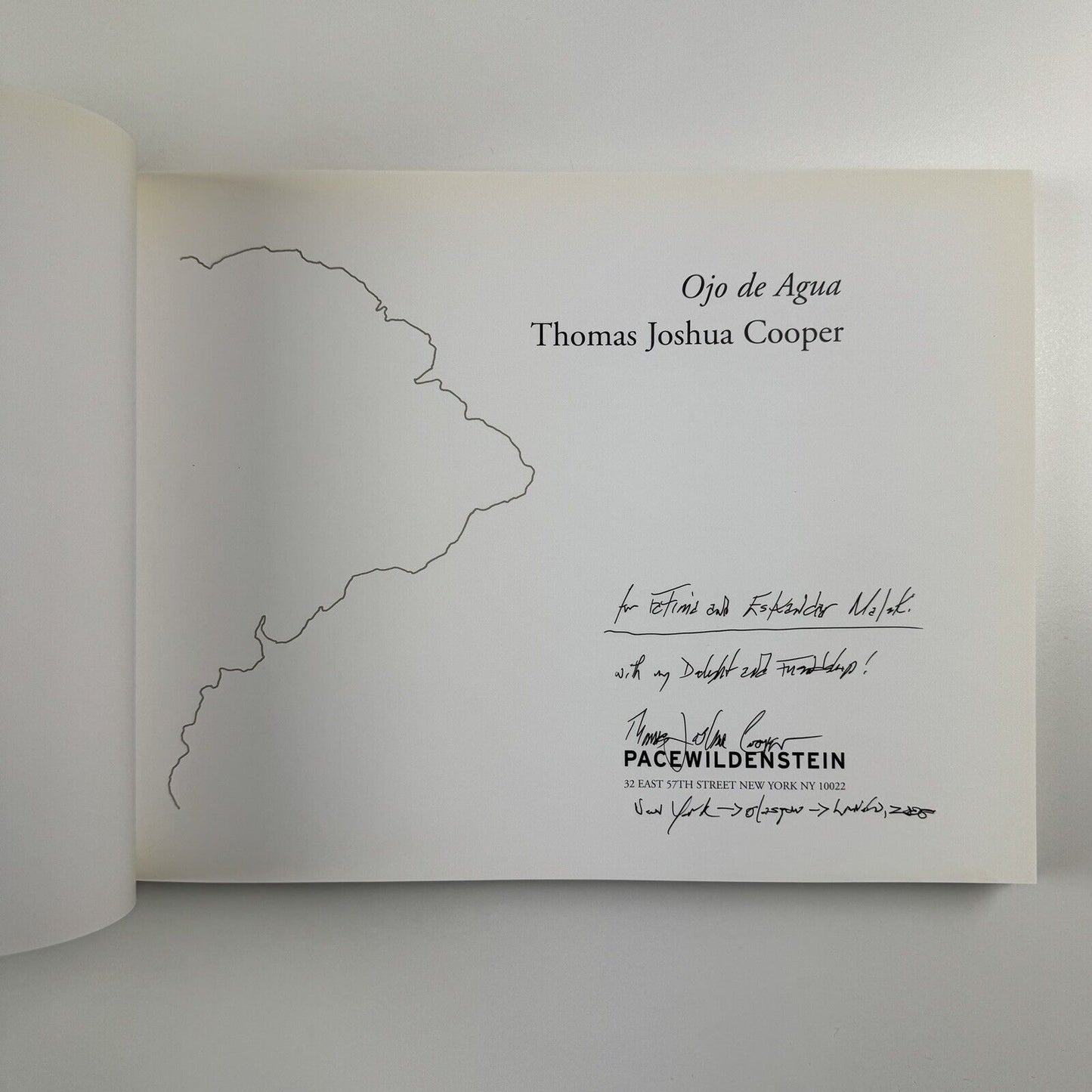 Eye of the Water. Ojo de Agua – Thomas Joshua Cooper | PaceWildenstein, 2007 | Signed copy