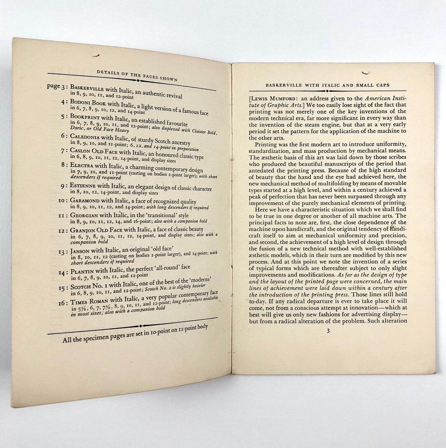 Fourteen type designs from the Linotype repertory of Book Faces | Linotype & Machinery Ltd