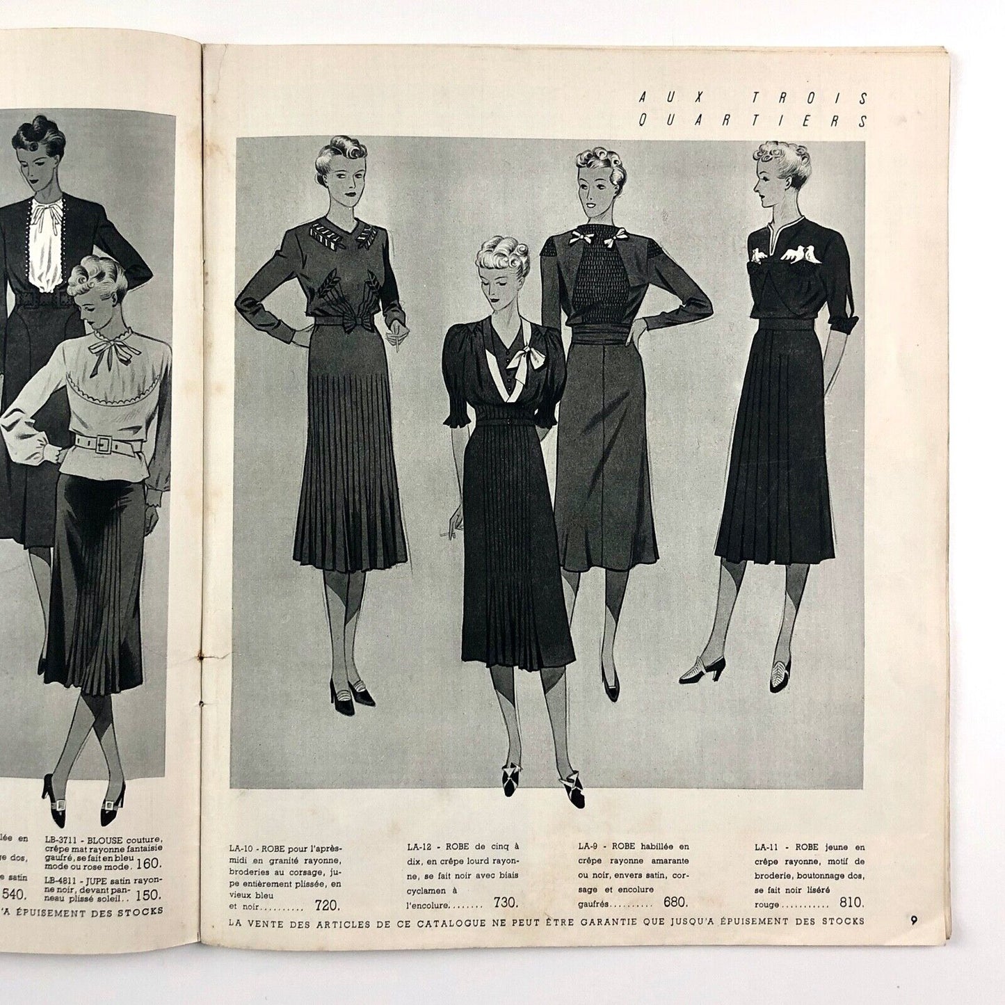 Aux Trois Quartiers – Bd. de la Madeleine, Paris | Mail order catalogue, early 20th century