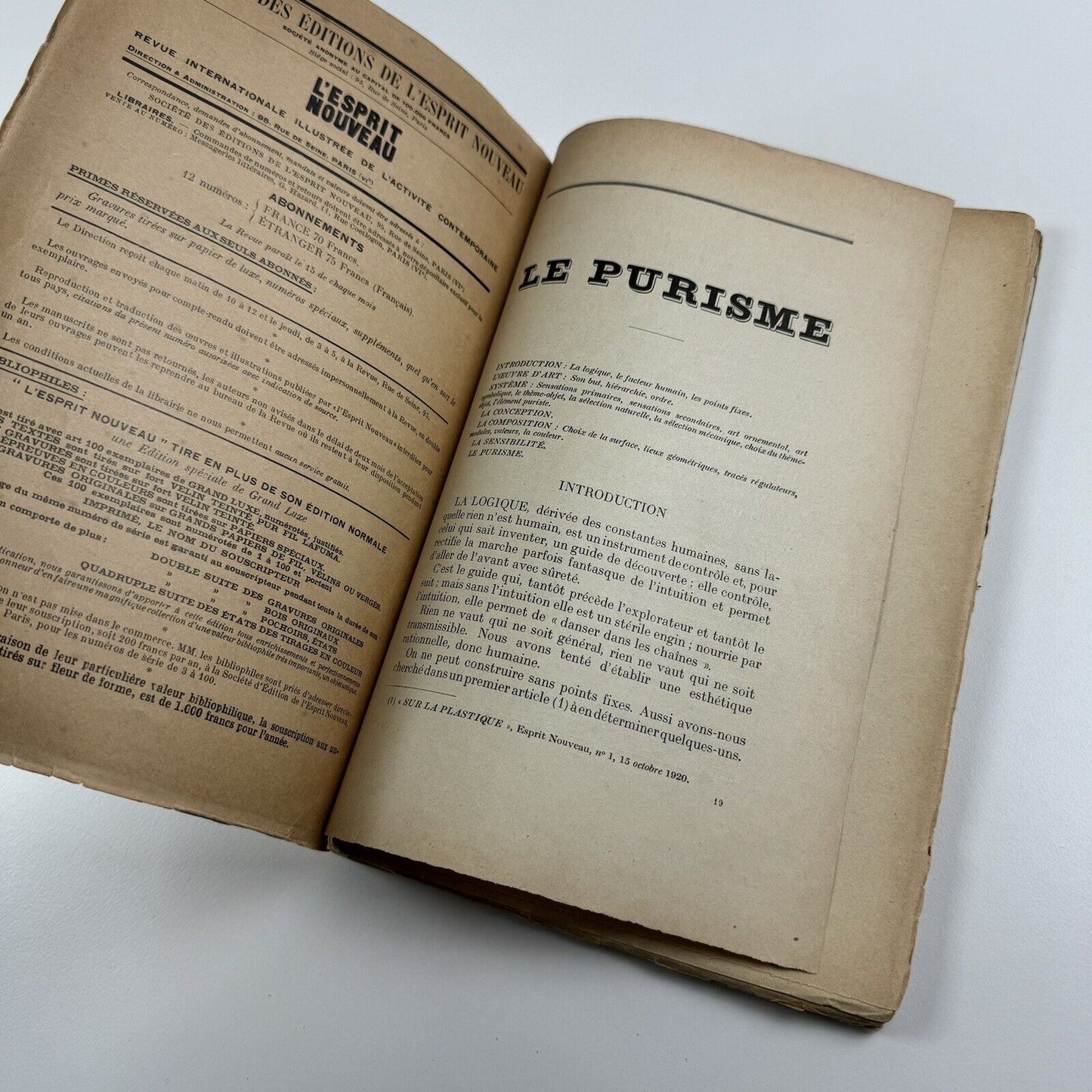 L'Esprit Nouveau journal | Issue No. 4 1924 | Amédée Ozenfant and Le Corbusier