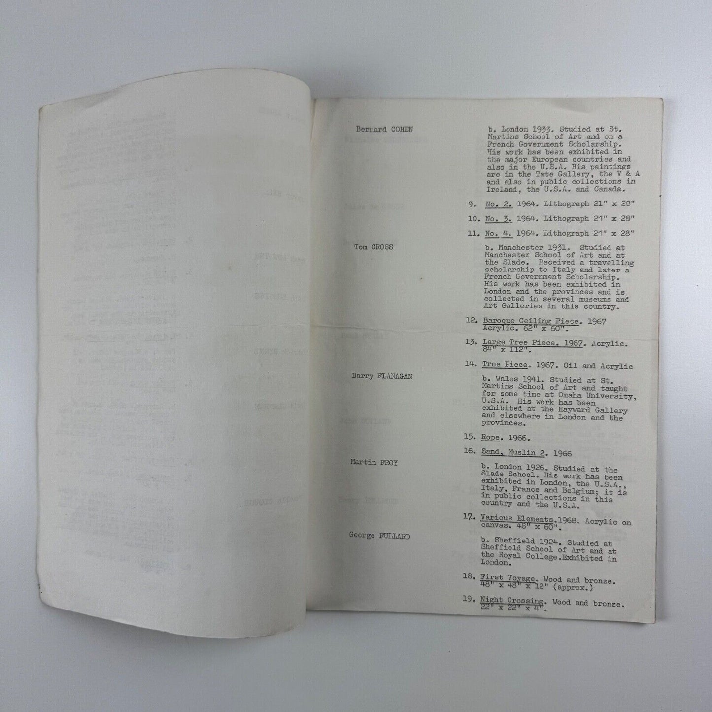 Modern British Painting & Sculpture | Farnham Centre, West Surrey College of Art & Design, 1970