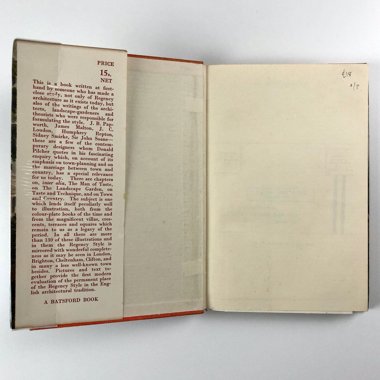 The Regency Style 1800 to 1830 by Donald Pilcher | B.T. Batsford, 1947