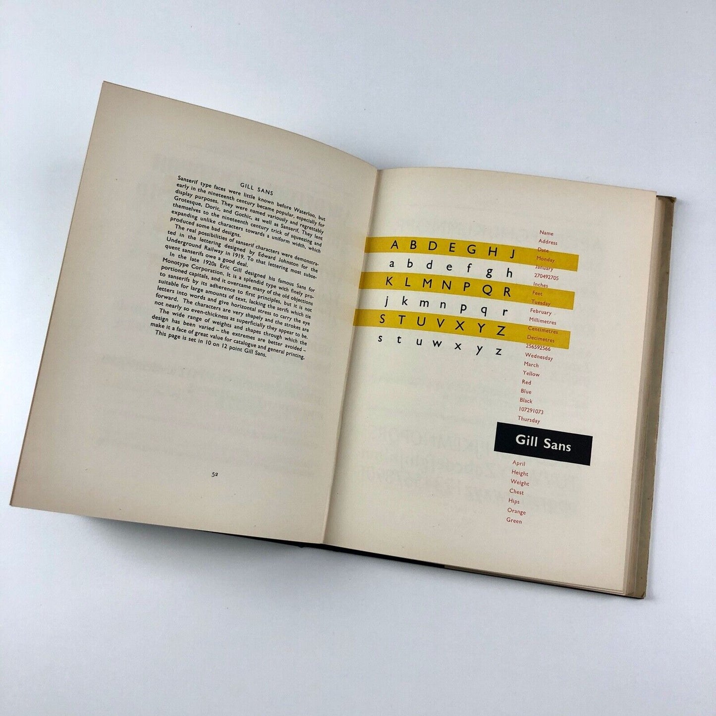 Tillotsons Type Specimen book new edition | December 1952