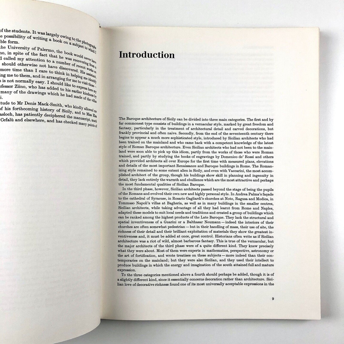 Sicilian Baroque by Anthony Blunt | Photos by Tim Benton | Weidefeld & Nicolson, 1968