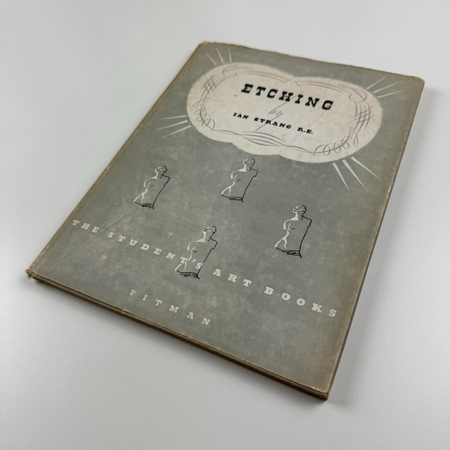 Etching by Ian Strang | The Student’s Art Books. Pitman, 1946 | Mercers' School