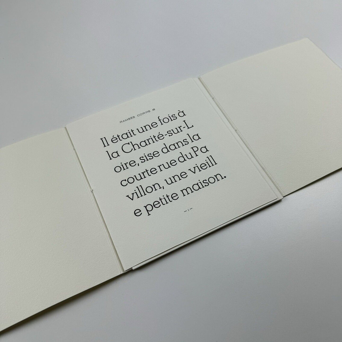 Une Histoire à Rallonges | John Crombie | Kickshaws Press 2004 | limited edition, numbered 30/100