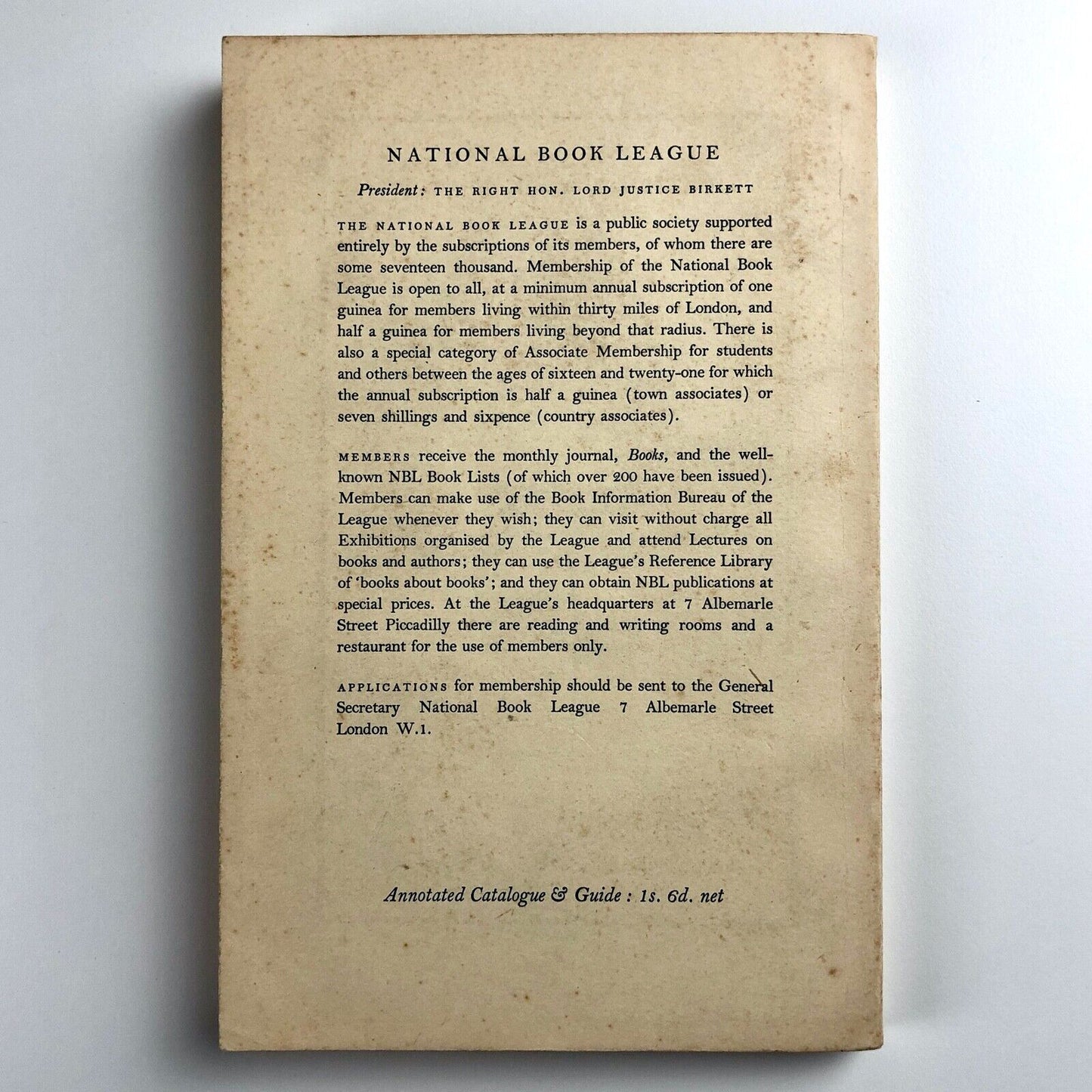 Festival of Britain – Exhibition of Books catalogue | V&A, 1951