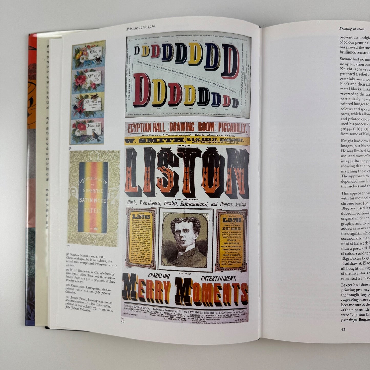 Printing 1770-1970 an illustrated history of its development and uses in England by Michael Twyman | The British Library, Oak Knoll Press, Reading University Press, 1998 edition