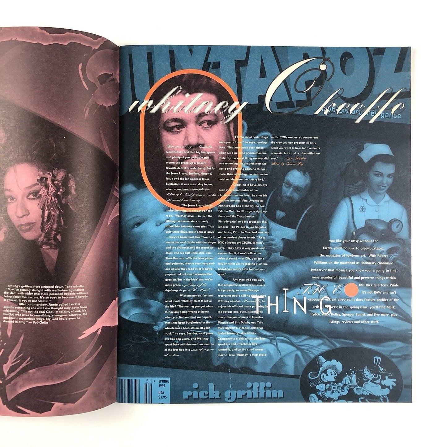 Raygun magazine 25 | April 1995 issue | Elastica, Pavement, Spiritualized, Marianne Faithful