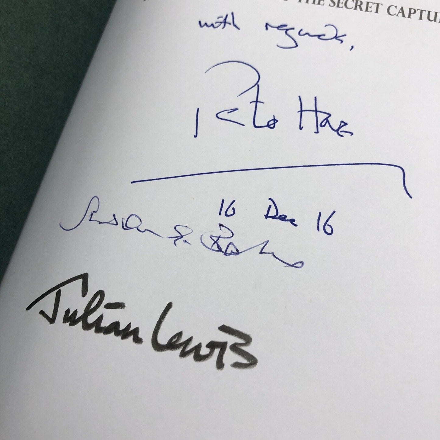 Enigma the Untold Story of the Secret Capture by David Balme | 2016 Signed copy