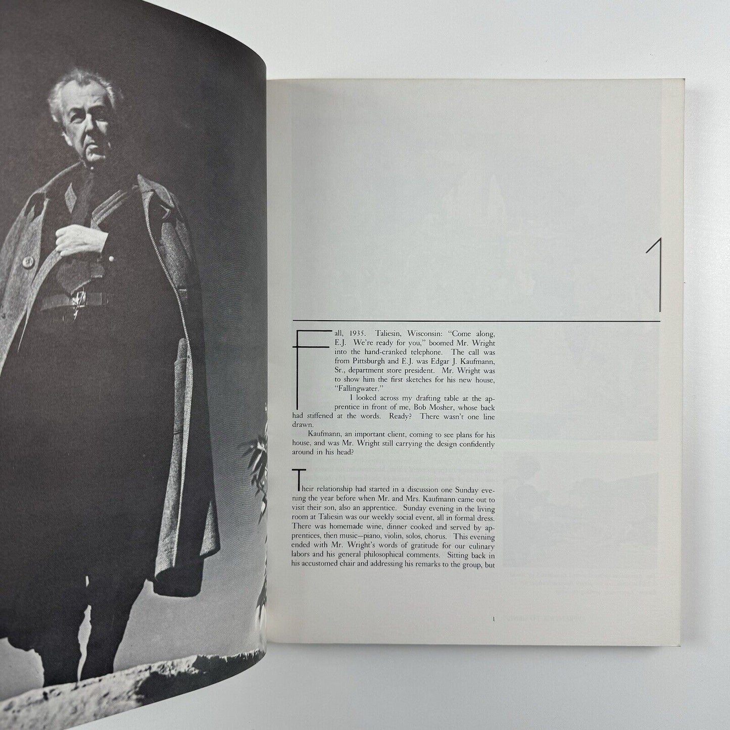Years with Frank Lloyd Wright. Apprentice to Genius by Edgar Tafel | Dover Publications, 1979