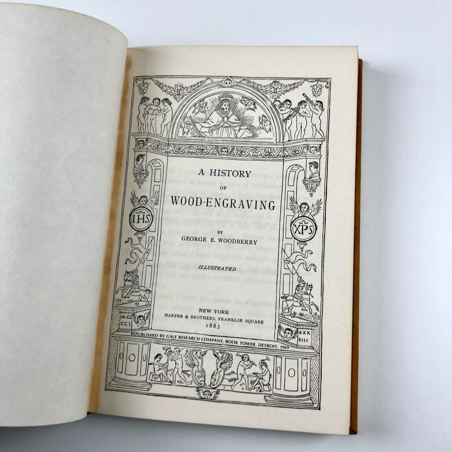 A History of Wood-engraving by George E. Woodberry Gale |Facsimile edition, 1969