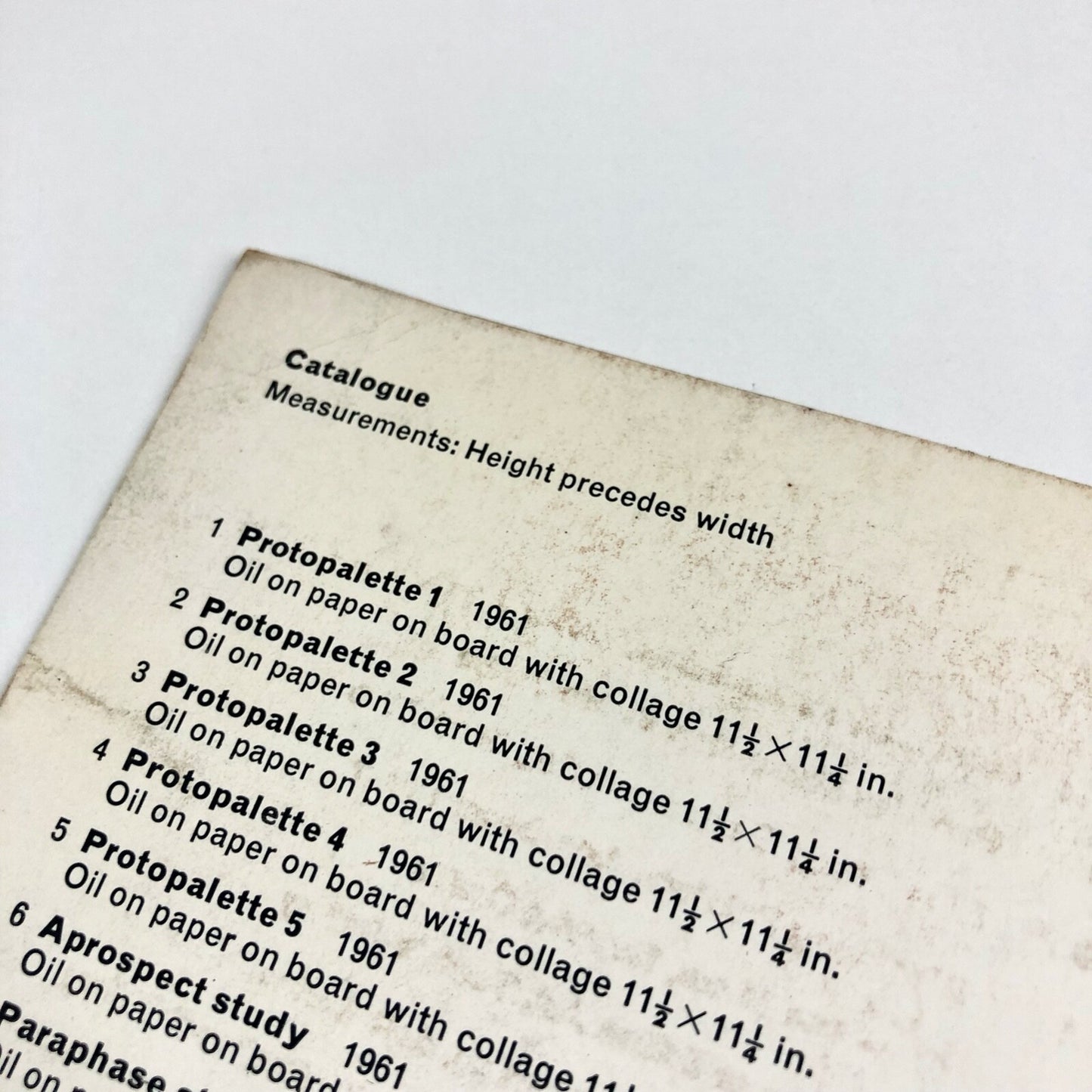 Ian Stephenson – New Art Centre London, 1964 | Folded card