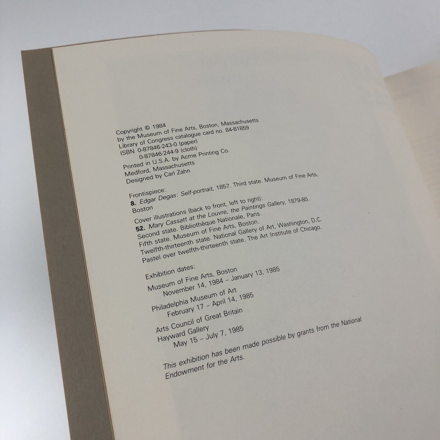 Edgar Degas. The Painter as Printmaker by Sue Welsh Reed & Barbara Stern Shapiro | The Museum of Fine Arts, Boston, 1985